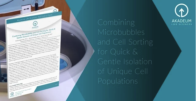 Combining Microbubbles and Cell Sorting Title Page