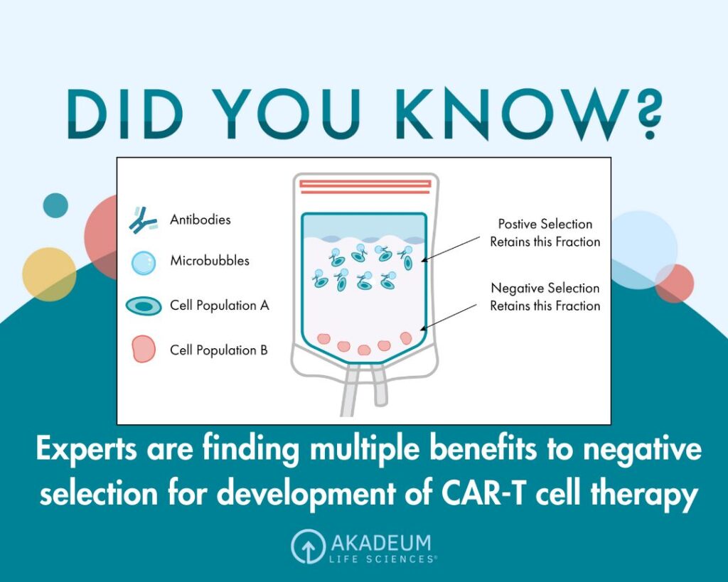 Cell separation, microbubbles are an ideal method of cell separation, preserving cell health and function at scalable quantities.